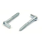 Kampó kereszt horonnyal 5x50, cink fehér