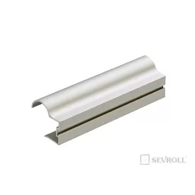 SEVROLL 04572 Focus II 18mm fogantyú profil 2,7m ezüst