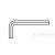 "L kulcs 6H imbusz 5,0x80mm