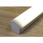 StrongLumio takaróprofil  Uni/Arc LED profilhoz félkör tejfehér 2m