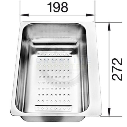 BLANCO 217796 Tartozék tál nemesacél Metra 6 S