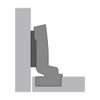 HETTICH 9090280 Sensys 8631i B-4 TH52, közézáródó vastag ajtóra, SiSy