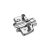 HETTICH 9071661 szerelő talp szétnyíló foglalatokkal és speciális csav. D=1.5 mm
