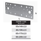 TK-összekötő lemez kombinált 65x175x2,5mm