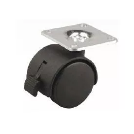 StrongCastors Kerék 30 mm lemez fék fekete