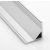 LP-profil Corner 16 alu anodizált 2000mm