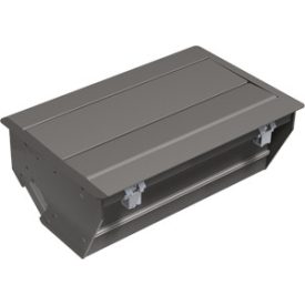   BACHMANN 338.0201 Konferencia beépíthető keret, sötétszürke fém