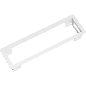 BACHMANN 915.001 alkatrész Power Frame, 3x, fehér RAL 9010