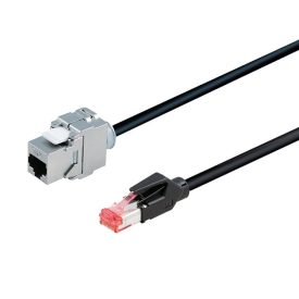 BACHMANN 918.033 adat kábel, keystone, 3m Cat 6a