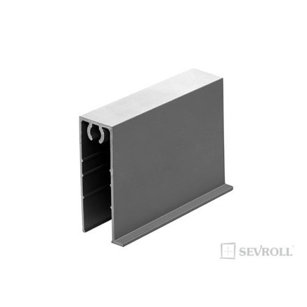 SEVROLL 04095 Pax alsó takaró profil 3m 4mm ezüst