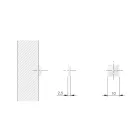 IF ütközés csillapító ajtókhoz ragasztható 10x10x2,5mm (55db)