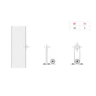 IF ütközés csillapító ajtókhoz ragasztható 10x3mm (50db)