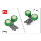 SEVROLL 10207 Maxim felső görgő 18mm aszimmetrikus - 2db