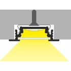 StrongLumio LED profil Groove 10 fehér alu 3000mm