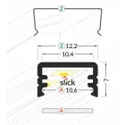 StrongLumio LED profil Slim, fehér, 2m