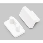 StrongLumio végzázó LED profilhoz Slim fehér (pár)