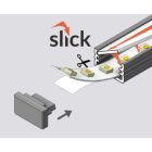 StrongLumio végzázó LED profilhoz Slim fehér (pár)