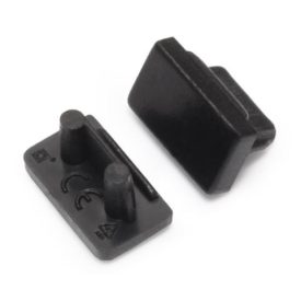 StrongLumio végzázó LED profilhoz Slim  fekete (pár)