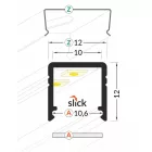 StrongLumio LED profil Smart, eloxált alumínium, 3m