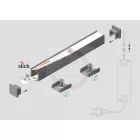 StrongLumio LED profil Smart, fekete, 2m