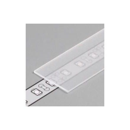 StrongLumio takaróprofil Cabi LED profilhoz pattintós/befűzős átlátszó 2m