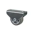 StrongCastors Kerék 30 mm, szürke, rögzített, puha futófelület