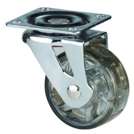   StrongCastors Kerék TOP, 50 mm transzparens barna, fék nélkňul