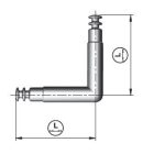 IF Spiral lock kar sarok 2x70mm