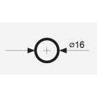 SEVROLL 04037 Linea ruharúd gömbölyű 3m alu ezüst