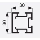 SEVROLL  03422 Linea alap hordozó elem 3m ezüst