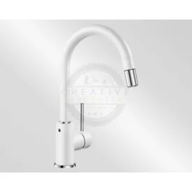   BLANCO 521457 Csaptelep Mida-s fehér kihúzható zuhany Silgranit-look