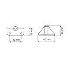 TULIP Adapter 04 fényes króm