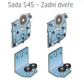 S-vasalat szett S45 hátsó ajtó
