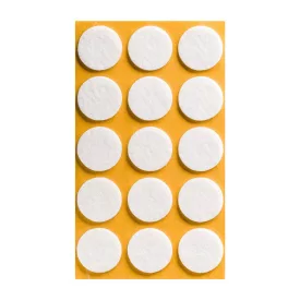 Filc talp 28/3mm fehér lap (15db)