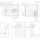 HETTICH 9206691 Lift Mini fék lenyíló ajtókra típus F