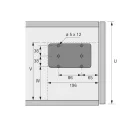 HETTICH 9206691 Lift Mini fék lenyíló ajtókra típus F