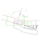 HETTICH 9088027 Sensys 8639i közézáródó 95° SiSy, vak szög, 45x9.5, csavar