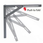 Összecsukható konzol 300 mm fekete