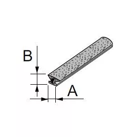 SEVROLL 20082-BL porkefe 4,8x9mm szürke