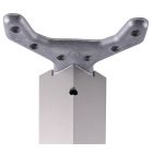 StrongLegs asztal láb TA001, 710R/80x80mm, nemesacél imitáció