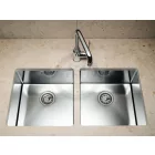 BLANCO 521573 Mosogató Claron 400-U selyem fényű nemesacél InFino rúd nélkül