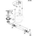 BLANCO 521573 Mosogató Claron 400-U selyem fényű nemesacél InFino rúd nélkül