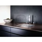 BLANCO 521589 Mosogató Zerox 500-U selyem fényű nemesacél InFino rúd nélkül