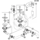 BLANCO 522105 Mosogató Axis III 6S-IF nemesacél selyem fényű InFino excenterrel