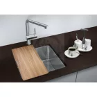 BLANCO 522959 Mosogató Andano 400-U selyem fényű nemesacél InFino rúd nélkül