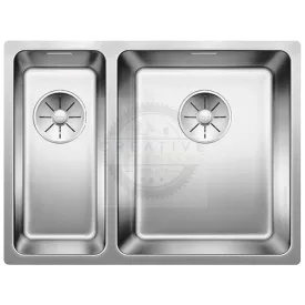   BLANCO 522977 Mosogató Andano 340/180-U selyem fényű nemesa.InFino rúd nélkül