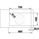 BLANCO 522981 Mosogató Andano 340/340-IF selyem fényű nemesa.InFino rúd nélkül