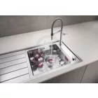 BLANCO 523000 Mosogató Andano XL 6S-IF nemesacél InFino excenterrel