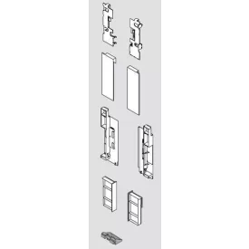 BLUM ZI7.2CS0 front rögzítő Legrabox C Polar Silver