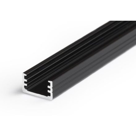 StrongLumio profil LED Slim alu fekete 3000mm